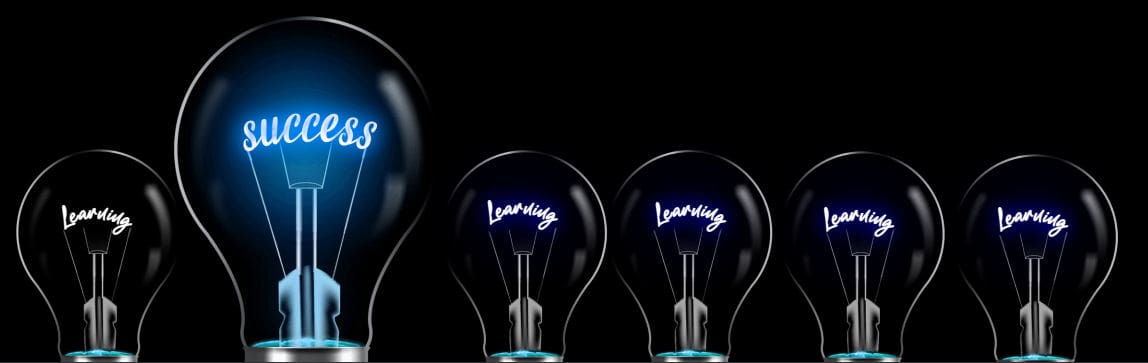Success lightbulb